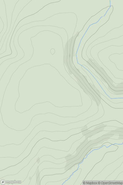 Thumbnail image for Rock Hill [South West England] showing contour plot for surrounding peak